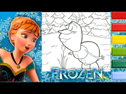 coloring disney frozen olaf coloring page frozen cartoon