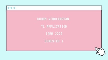 AIESEC in IFL | TL Application for Term 2223, Semester 1 | Khuon Vibolmaryan