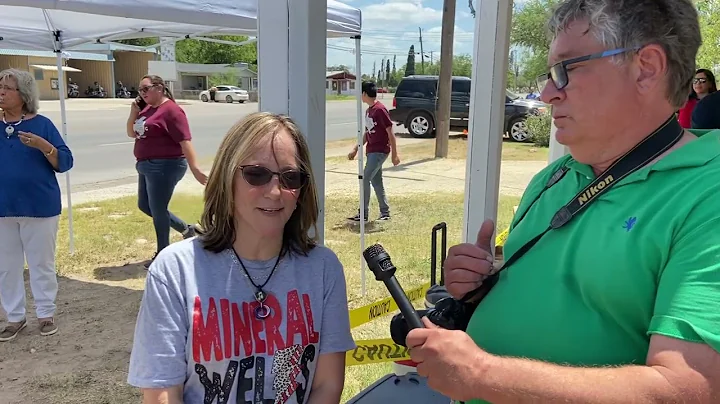 Interview with Cynthia Auld at the Uvalde Cross in...