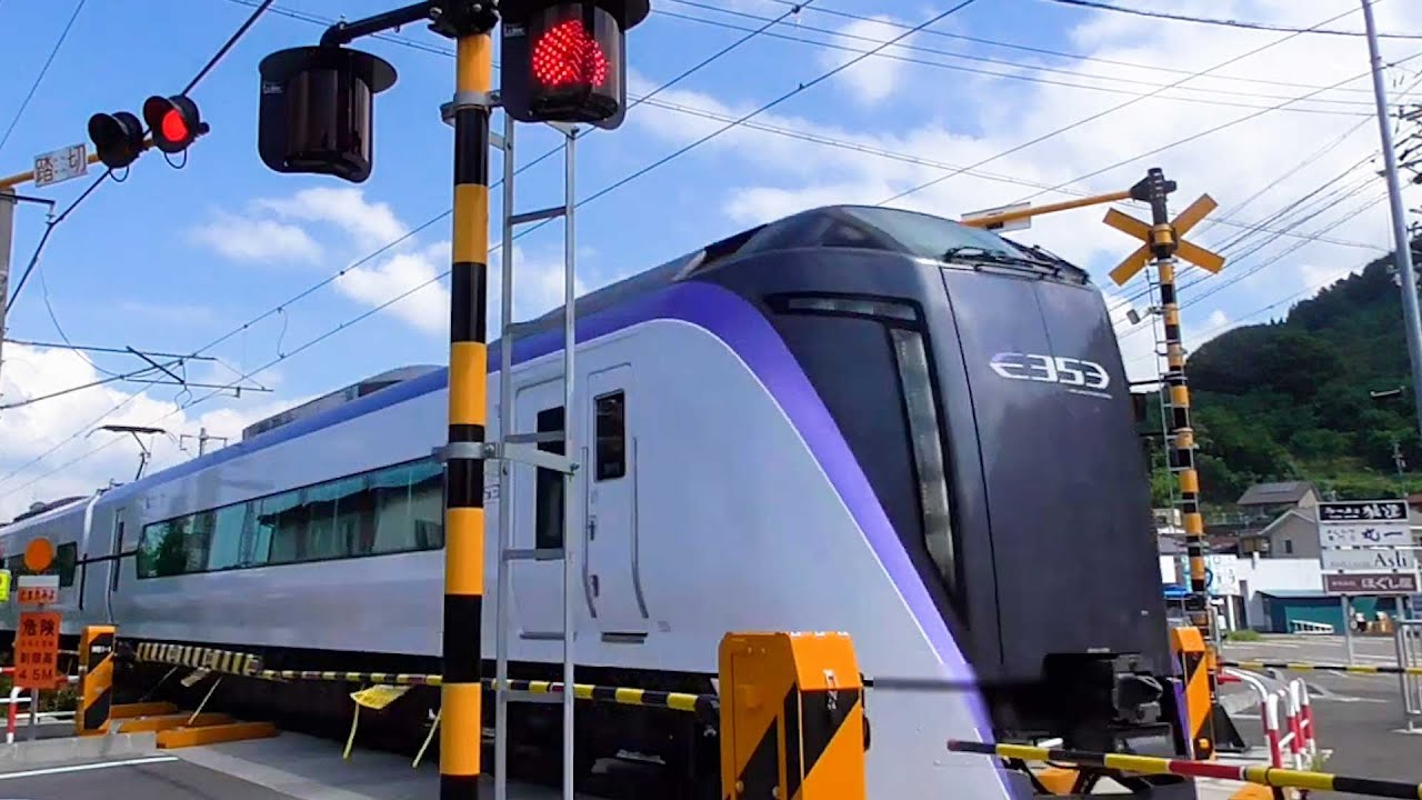 ★カンカン★【踏切】長野県特集＃１　小海線中込・しなの鉄道信濃国分寺・上田鉄道別所線・中央本線諏訪湖・飯田線辰野　特急あずさE353系・快速HIGH RAIL・快速軽井沢リゾート
