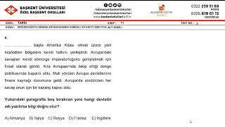 11. Sinif Tari̇h - Tar.11.1-Test02-Soru-6