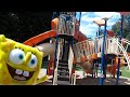 Spongebob Adventures/ Playground Hide and Seek Fun!