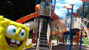 Spongebob Adventures/ Playground Hide and Seek Fun!