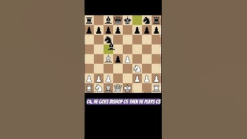 Scotch gambit chess trap #chess #chessopeningtrick