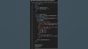 Instagram Home Page Using JavaScript  HTML CSS JS UI Clone Tutorial