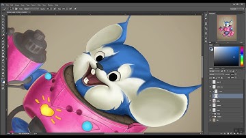 How to make a cartoon character in Photoshop. Part-1