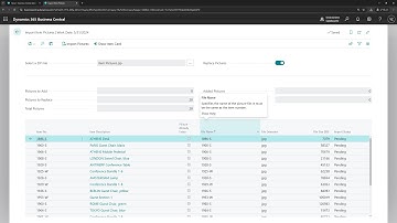 Business Central short video: Import Multiple Item Pictures