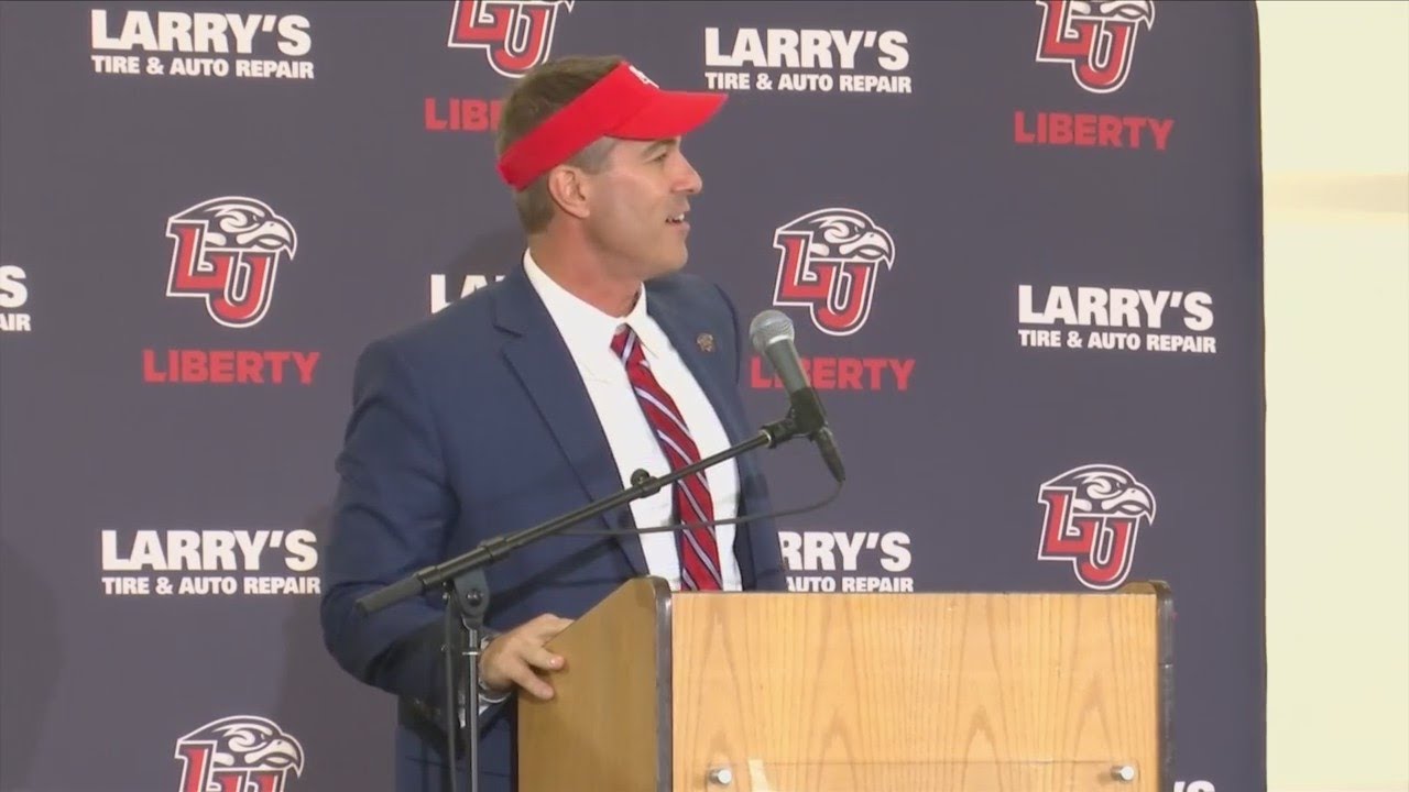 Liberty introduces Jamey Chadwell as next head football coach YouTube