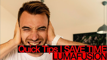 Quick Tips #2 - MUTE Audio Fast - LumaFusion How to Tutorial
