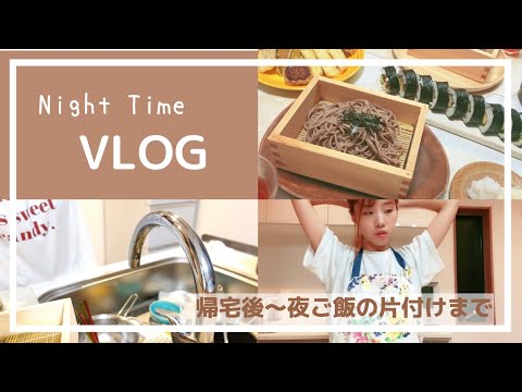 【VLOG】帰宅後から夕飯の片付けまで🌙*  ゆる〜くDAISOの購入品紹介/テレビの配線見直し。