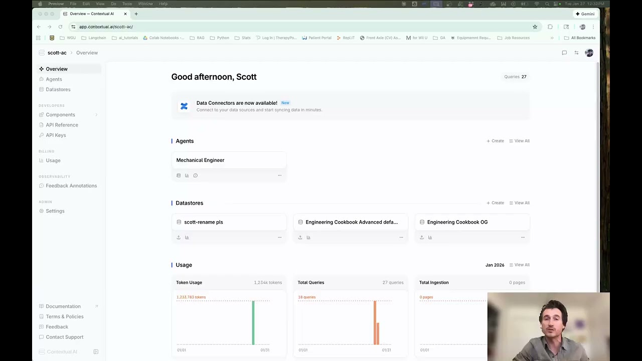 Contextual AI Agent Composer Demo - Technical Document Processing in Action