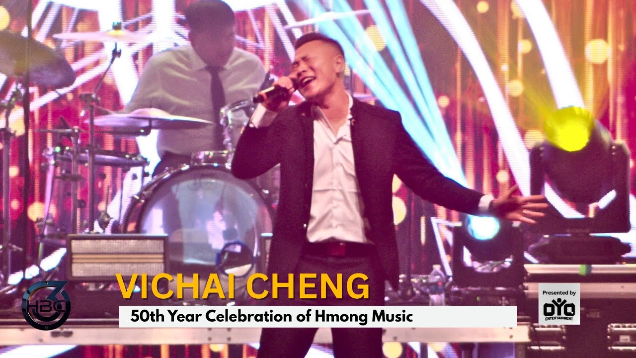 Vichai Cheng sings live at the 50th Celebration of Hmong American music.