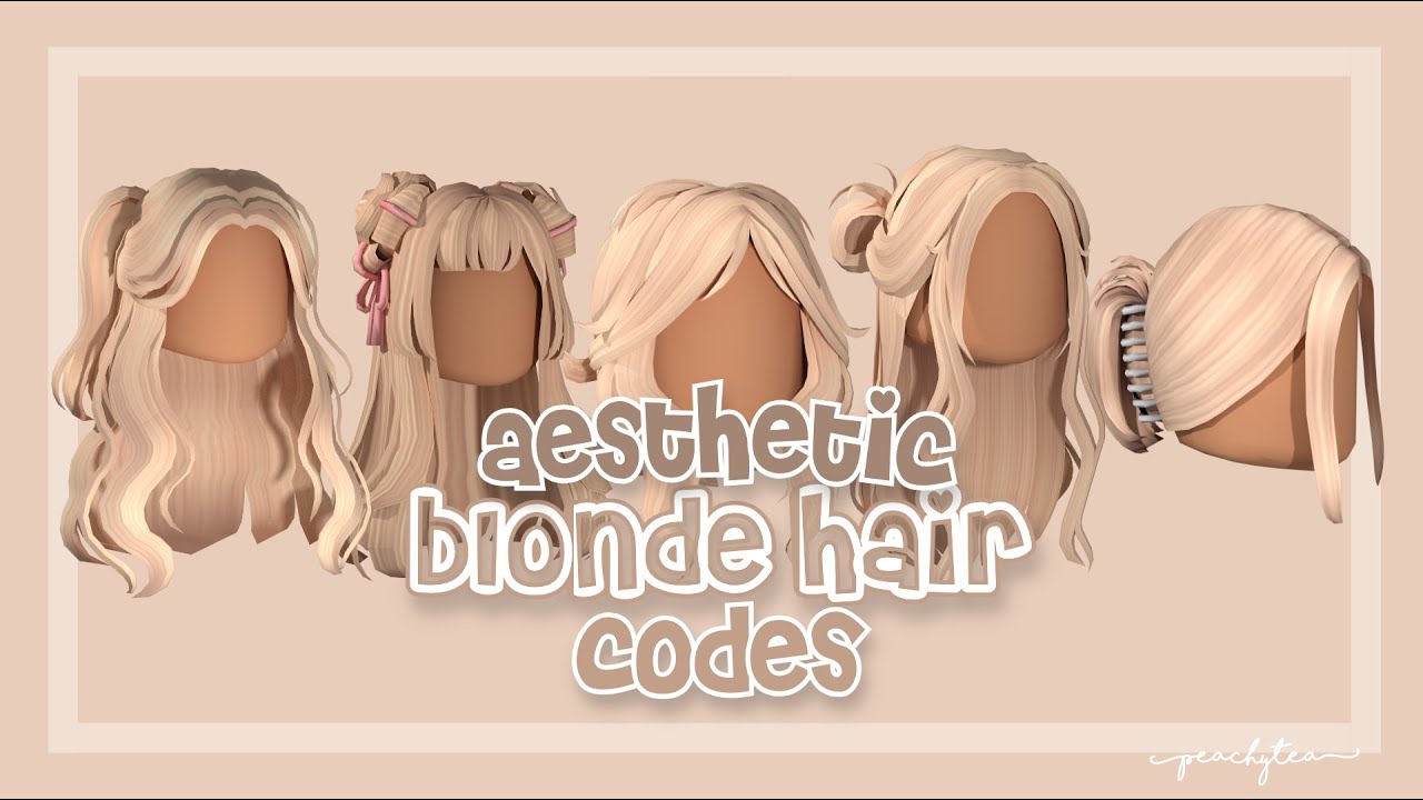 Aesthetic Blonde hair codes