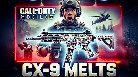 INSANE CX-9 SMG Loadout for Ranked | Best Gunsmith for Aggressive SND Clutches in COD Mobile