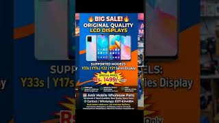Vivo Y Series LCD Display Sale | Y33s, Y17s, Y22, Y21 Original Display