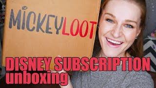 Mickey Loot DISNEY Unboxing || New Subscription Box