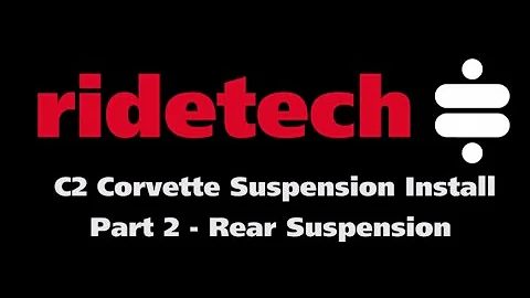 RideTech C2 (1963-67) Corvette  Part 2 Rear Suspension Installation.