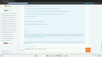phasmaphobia fix failed to connect server version mismatch