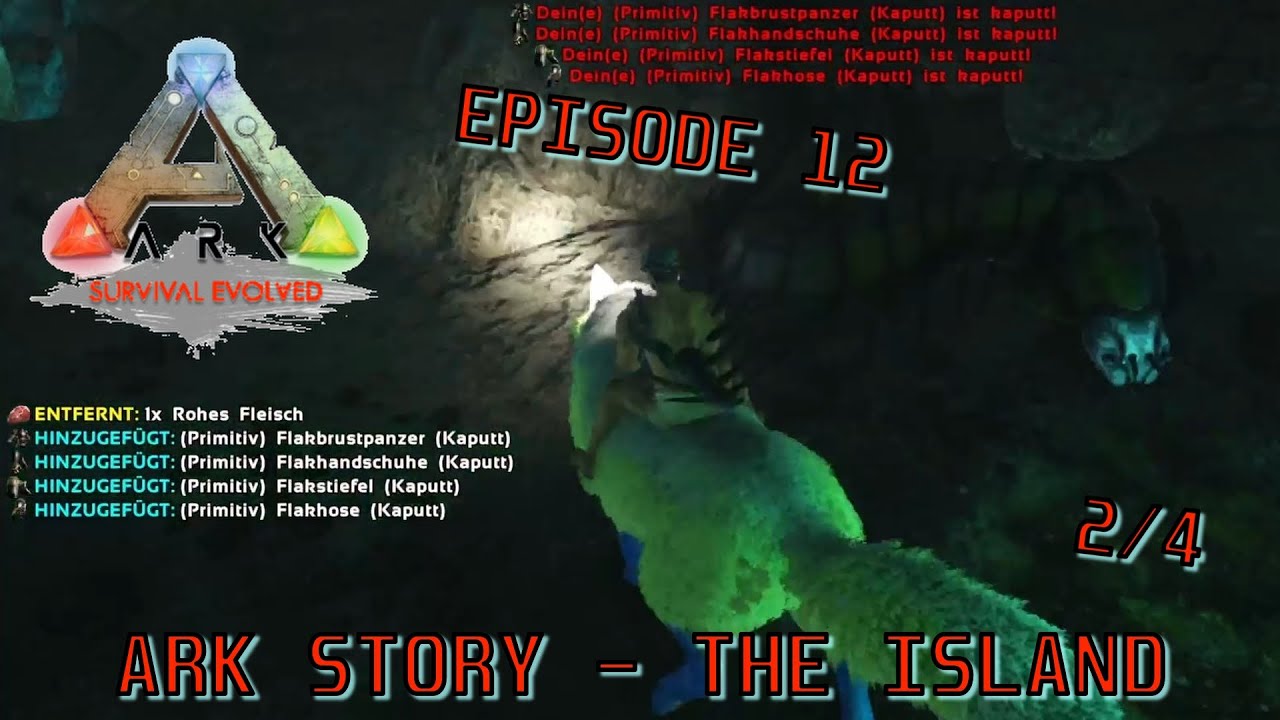 Ark: Survival Evolved - The Island Story - deutsch - Episode 12 - Teil 2/4 - Lets Play, german