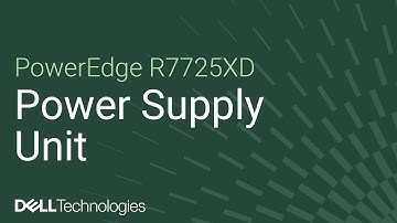 How to replace a PSU on a PowerEdge R7725XD