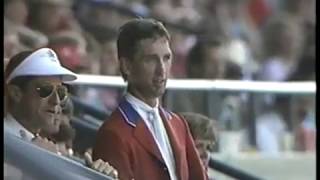 Olympics - 1984 - L A Games - Equestrian Show Jump Gold Jumpoff - USA Joe Fargis + Touch Of Class