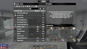 How to buy Items at a trader - 7 Days to Die