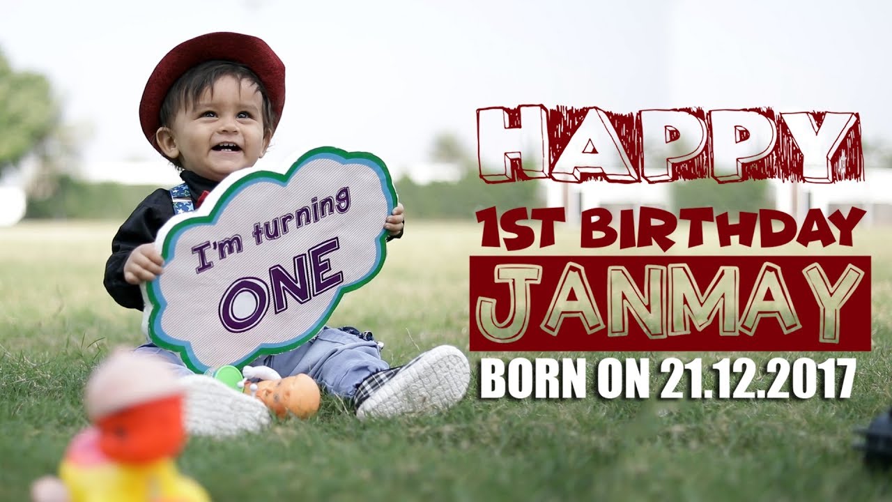Janmay  First Birthday | Birthday Song | Created By Fillam
