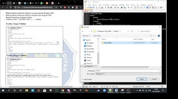 Praktikum Pemrograman Web video 1