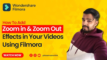 Zoom In and Zoom Out Effect in Filmora - Filmora Tutorial