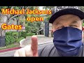I almost made it into Michael Jackson’s former house in Beverly Hills since the gates were open￼
