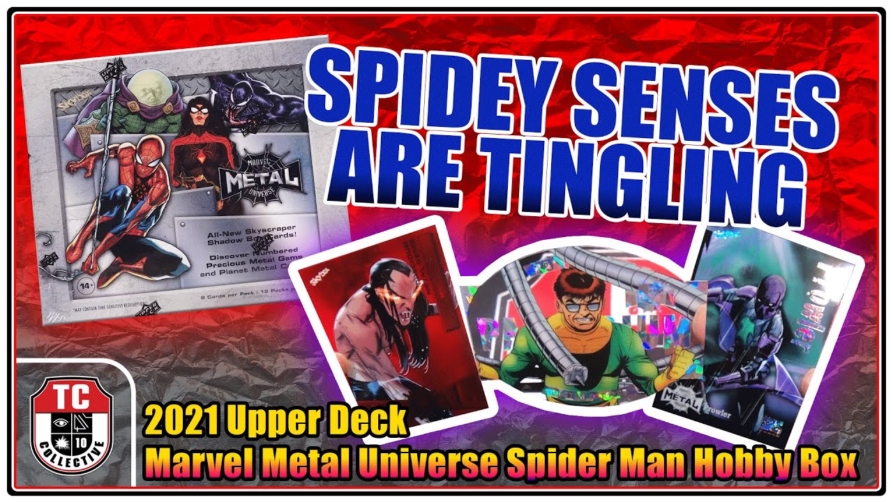 2021 Upper Deck Marvel Metal Universe Spider Man Hobby Box