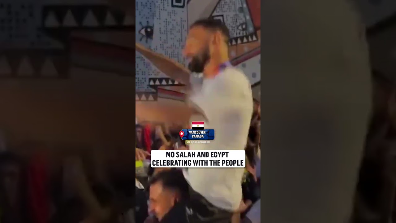 Mo Salah and Egypt were loving the festivities