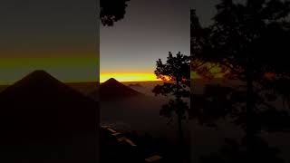 Majestic Sunrise View from Acatenango Volcano