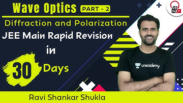 Wave Optics 2 | Diffraction & Polarization | JEE Rapid Revision in 30 Days | JEE 24x7 | Ravi Shukla