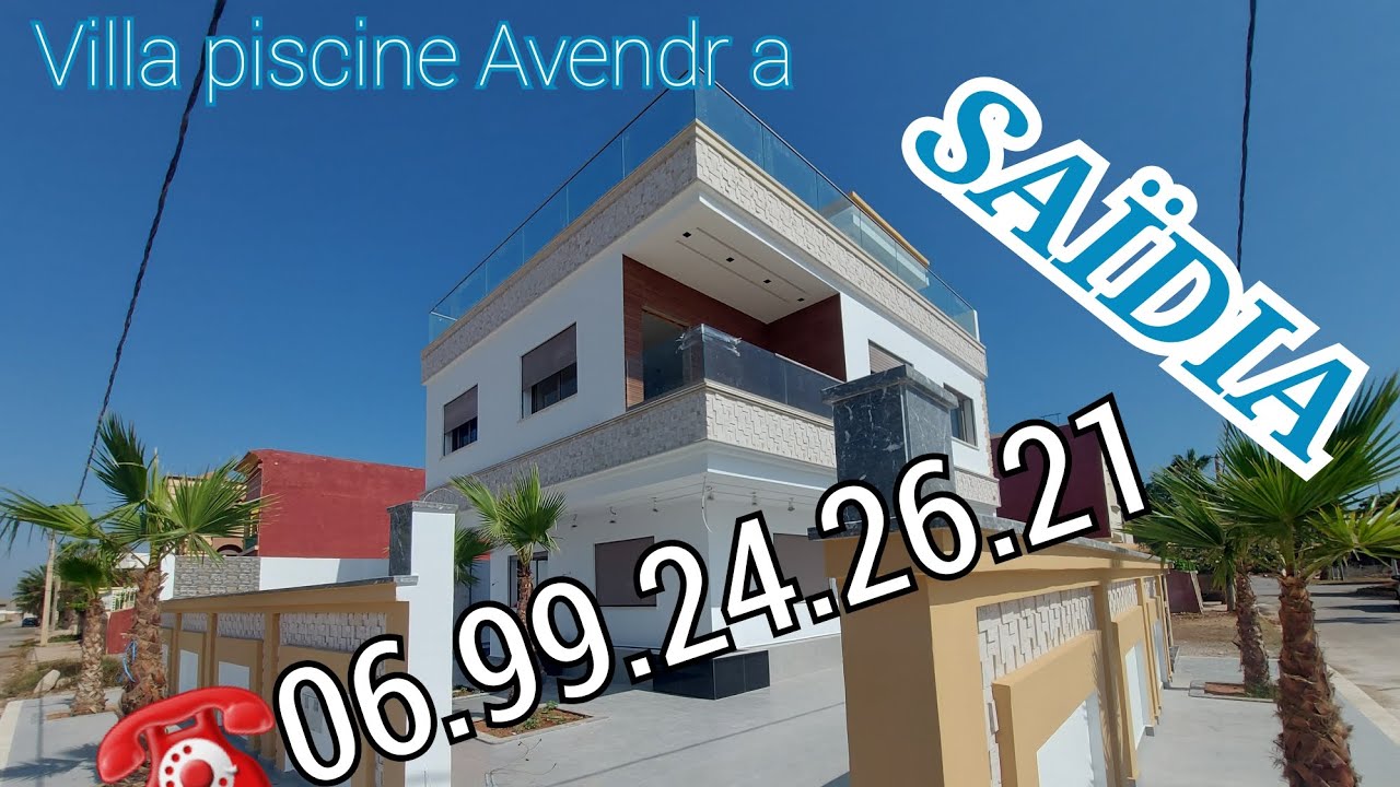 Villa piscine Avendr À SAÏDIA tel.06 99 2426 21 