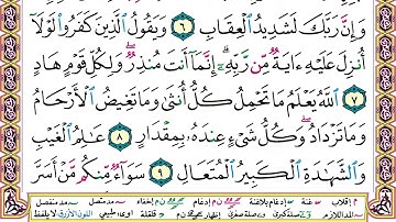 سورة الرعد من 1 إلى 13