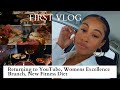 VLOG | Spend a Saturday with me | Back on Youtube, Womens Excellence Brunch, New Fitness Diet