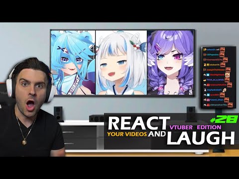 Reacting and Laughing to VTUBER clips YOU sent #28