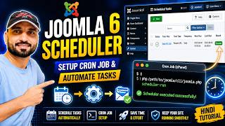 Joomla 6 Scheduler | Complete Hindi Tutorial | Setup Cron Job & Automate Tasks #joomla