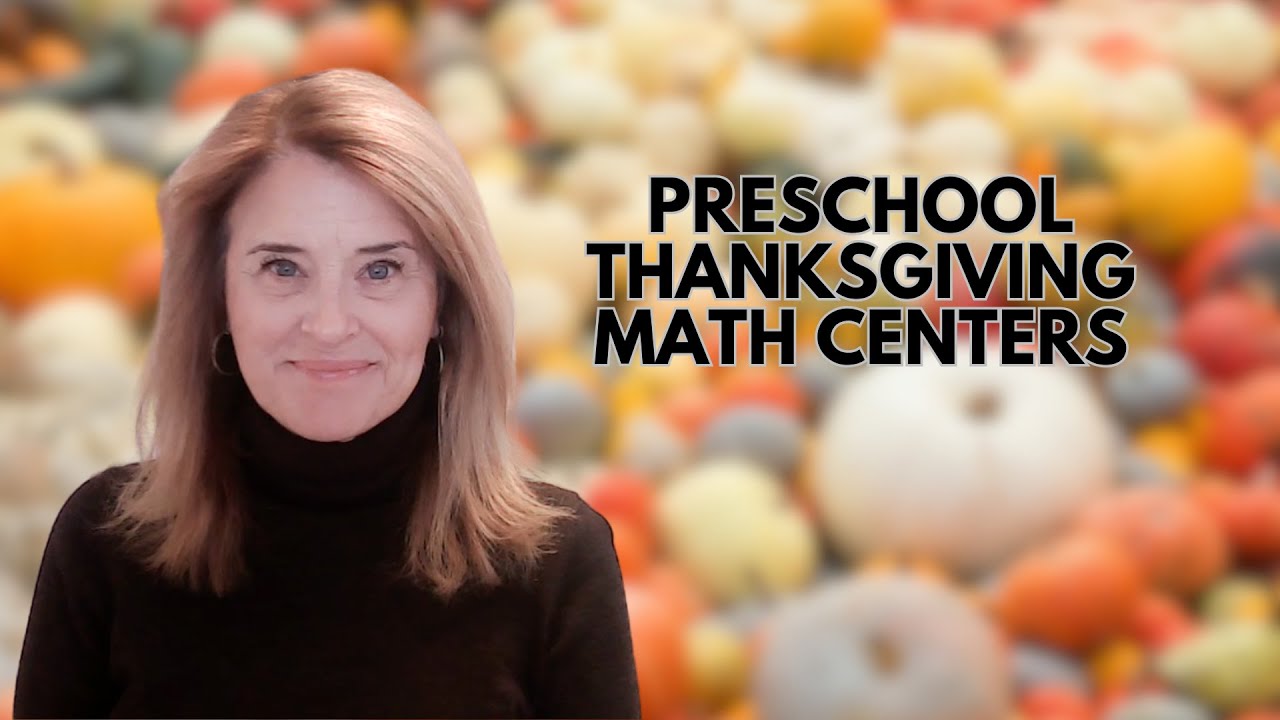 Thanksgiving Math Centers for Preschool & Pre-K | Fun Counting, Graphing & Number Activities