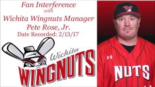 Fan Interference with Wichita Wingnuts Manager Pete Rose Jr - 2-13