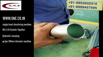 single head chamfering machine