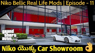 Gta 5 In Telugu | Niko Bellic Real Life Mods | Episode - 11 | Car Showroom