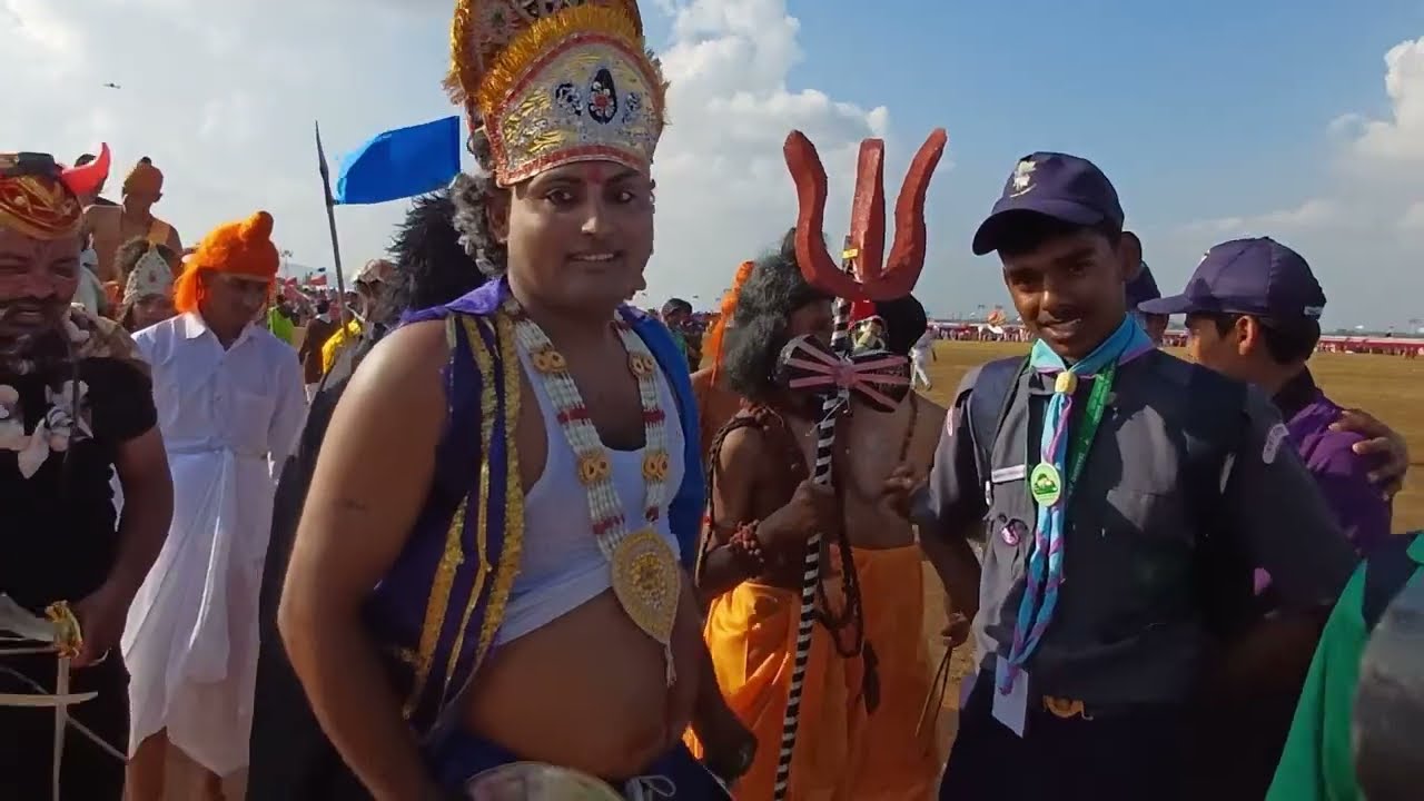 उत्तर प्रदेश की झांकी डायमंड जुबली जंबूरी में | Diamond Jubilee Jamboree Tamilnadu Tiruchirapalli