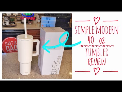 Unboxing the Viral Simple Modern 40 oz Trek Tumbler 