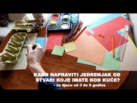 Video: Kako Napraviti Jedrenjak