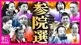 【見逃し配信】激戦の大阪選挙区 19人が4議席争う「維新2・自公1ずつ」続いてきた構図を参政党が変えるか｜過去最多9人が立候補・京都の混戦　自民・維新が「やや優勢」｜参院選〈カンテレNEWS〉