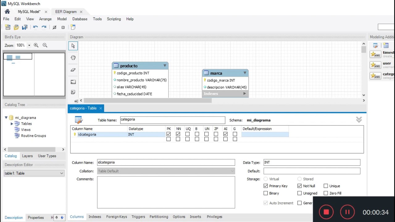 Diagrama Entidad Relación con MySQL Workbench - YouTube