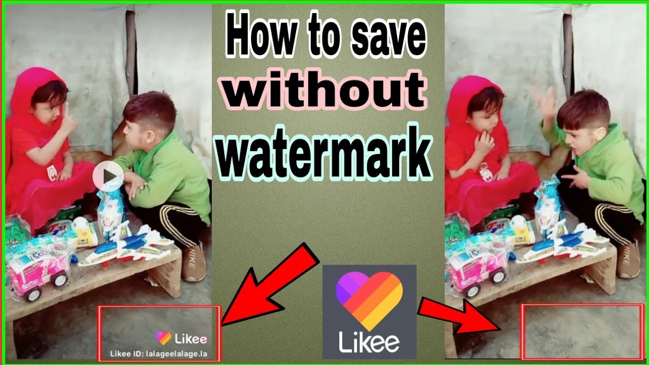 How to save likee video without watermark in phone Gallery || watermark
