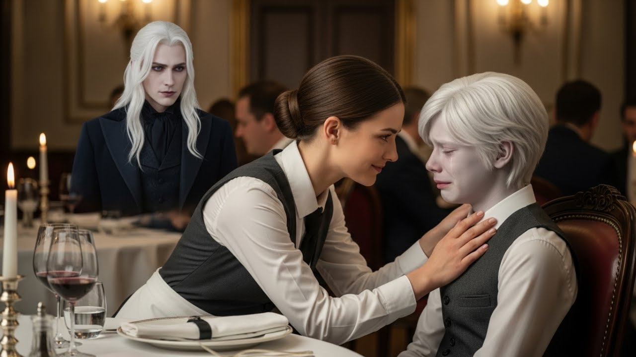 El Hijo del Rey Vampiro Lloraba Durante la Cena — Hasta Que la Camarera Susurró: “Solo Necesita una